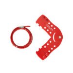 Bloqueo Múltiple Con Cable Acero Inox Recubierto de 5mm X 2mm