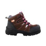 Bota de seguridad dieléctrica marrón para mujer SAGA-4059W