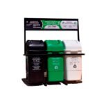 punto ecologico 35 litros 3 canecas vaiven