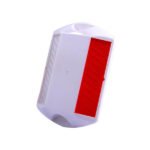 Tacha Vial Reflectiva Blanca/Rojo Bidireccional