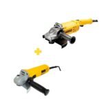 Pulidora Angular de 9" DW490 + Pulidora 4-1/2 DWE4010 DeWalt