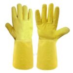 Guante de seguridad de vaqueta largo de 18" con refuerzo