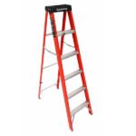 escalera dielectrica 6 pasos tipo tijera escalumex