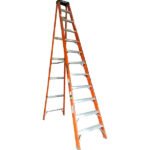 Escalera Tipo Tijera 12 pasos 3.66 metros Fibra de Vidrio 90kg