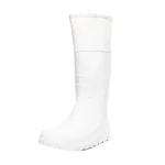 Bota de PVC Blanca Impermeable Sin Puntera Robusta Gallarda Químicos