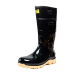 bota pvc impermeable negra robusta