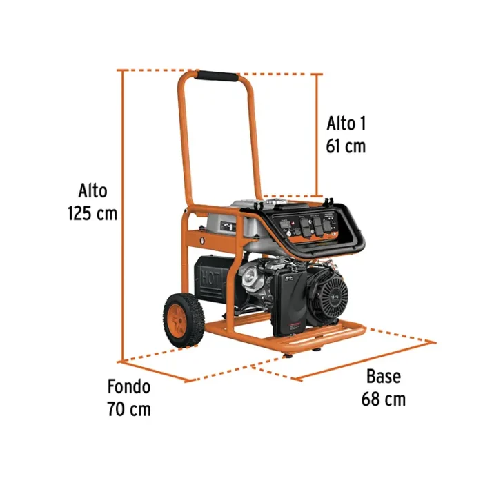 Planta Eléctrica de 13HP Truper GEN-55X a Gasolina 5500W