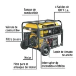 Planta Eléctrica de 16HP Pretul GEN-70P a Gasolina 7000W