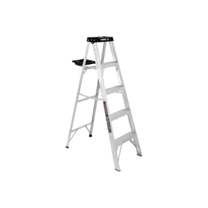 Escalera Tijera Truper EST-34 4-6 Peldaños Aluminio Tipo III