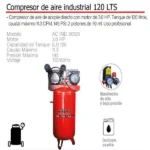 Aire Industrial Compresor de 120 LTS de 3.0 HP AC-IND 30120