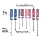 Juego de 8 Destornilladores Magneticos Pretul JD-8TP - Imagen 2