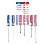 Juego de 8 Destornilladores Magneticos Pretul JD-8TP - Imagen 3