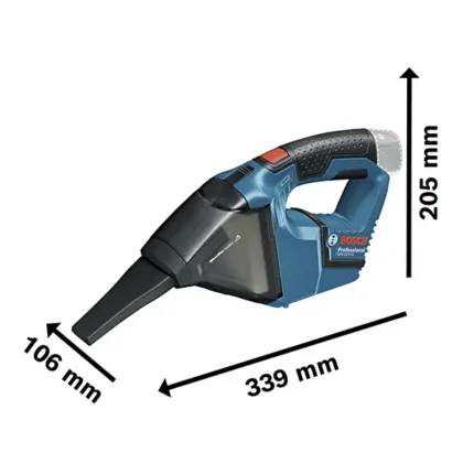Aspiradora de Polvo Manual Inalámbrica 12V Bosch GAS 12V-LI (2)