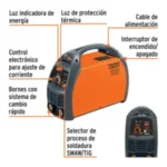 Inversor Soldador Truper Soin 130/200 para Voltaje 127/220
