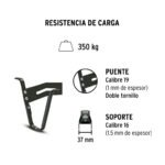 Carretilla Plástico Platón CAP-5PWFF Pretul Bastidores Madera (2)